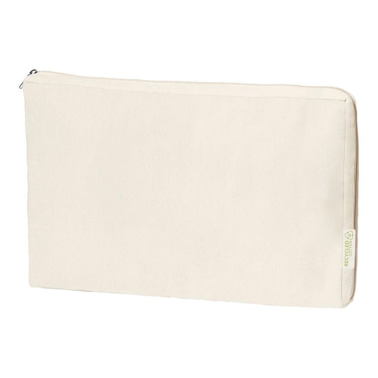 Husă pentru laptop din bumbac Drift Alb