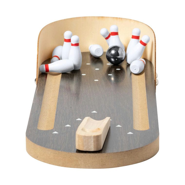 Mini joc de bowling Strike natural