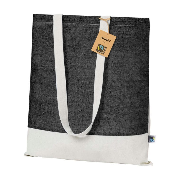 Sacoșă Fairtrade Annet Negru