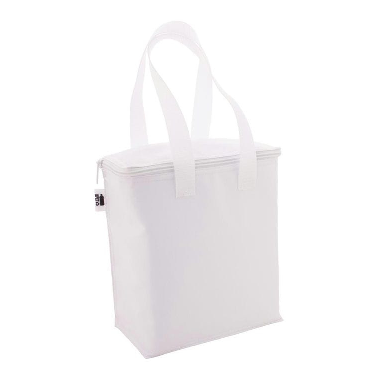 Geantă termică, personalizată CreaCool Vertical Alb