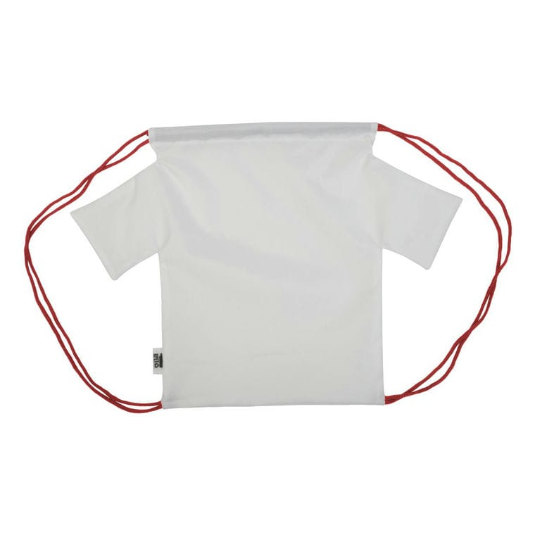 Rucsac cu șnur, personalizat CreaDraw T RPET Roșu
