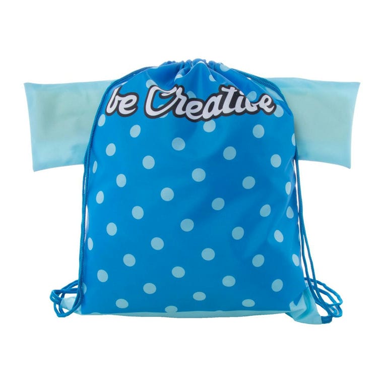 Rucsac cu șnur, personalizat CreaDraw T Albastru