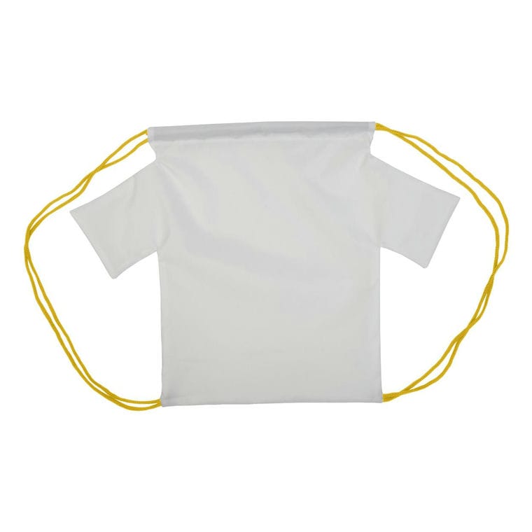 Rucsac cu șnur, personalizat CreaDraw T Galben