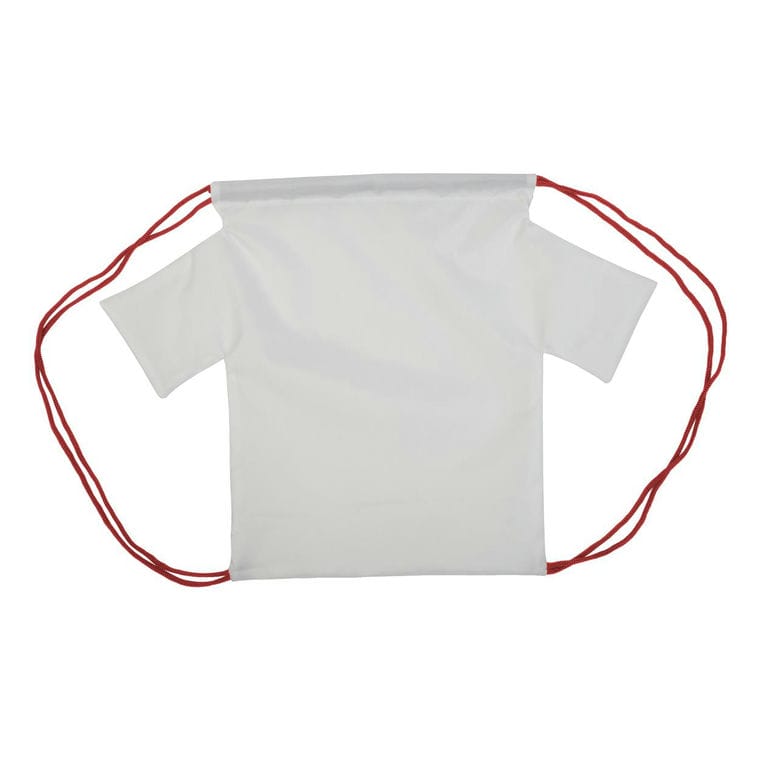 Rucsac cu șnur, personalizat CreaDraw T Roșu