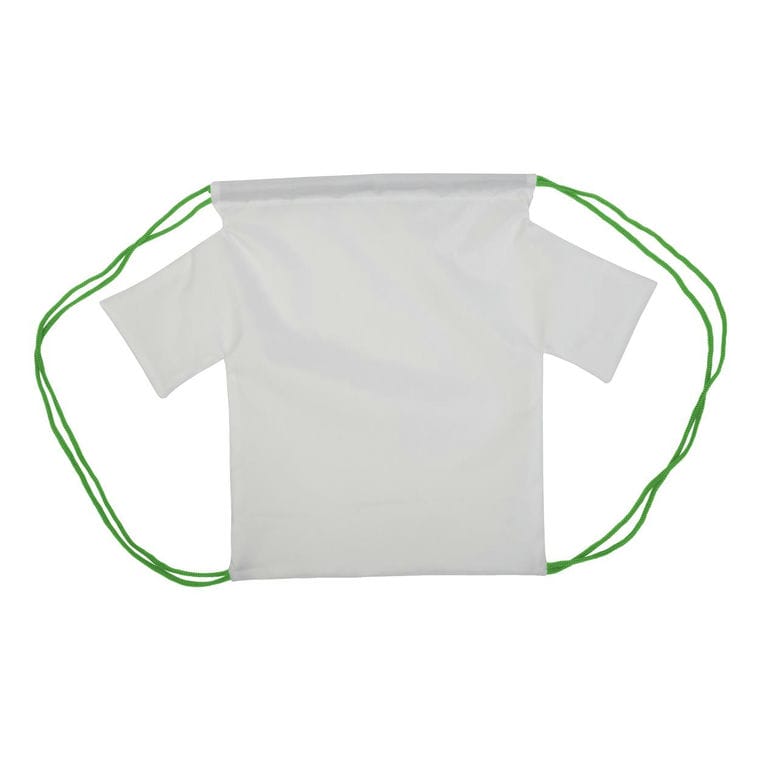 Rucsac cu șnur, personalizat CreaDraw T Verde