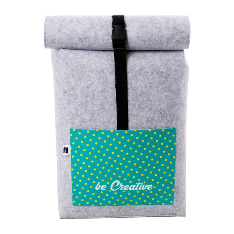 Rucsac personalizat CreaFelt Back gri