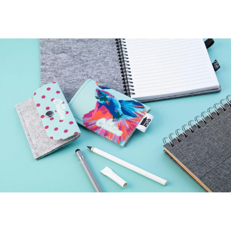 Portofel personalizat CreaFelt Money gri