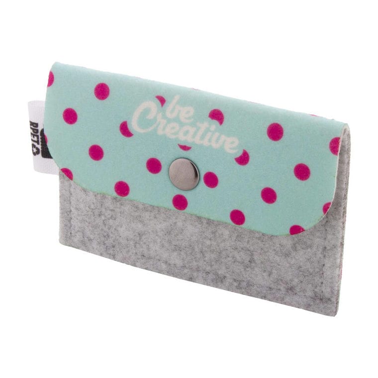 Portofel personalizat CreaFelt Money gri