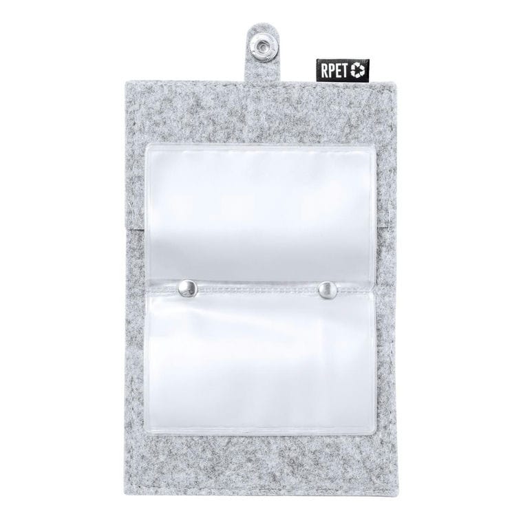 Portofel carduri, RPET Mercel gri