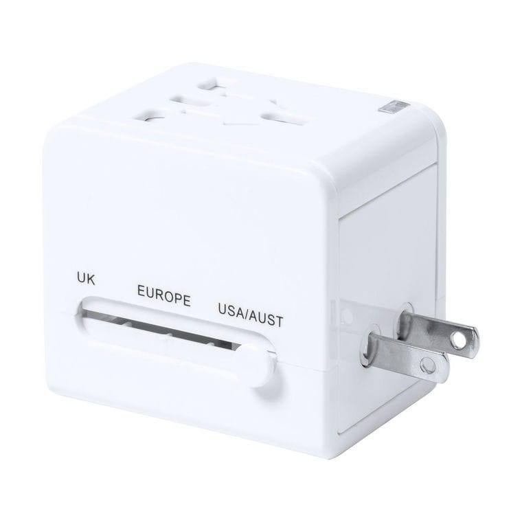 Adaptor călătorie Beigar Alb
