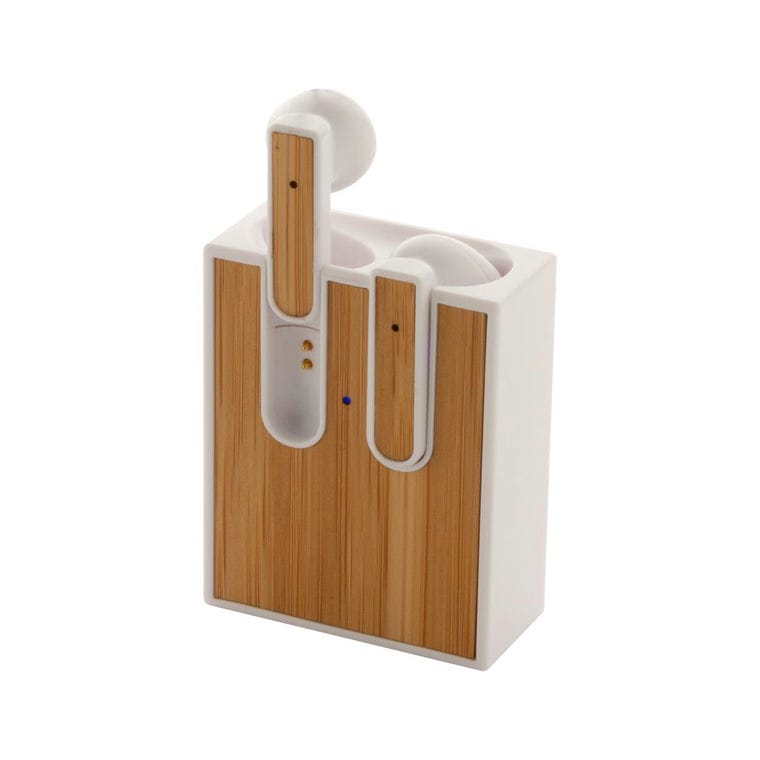 Căști bluetooth Rabsody natural Alb