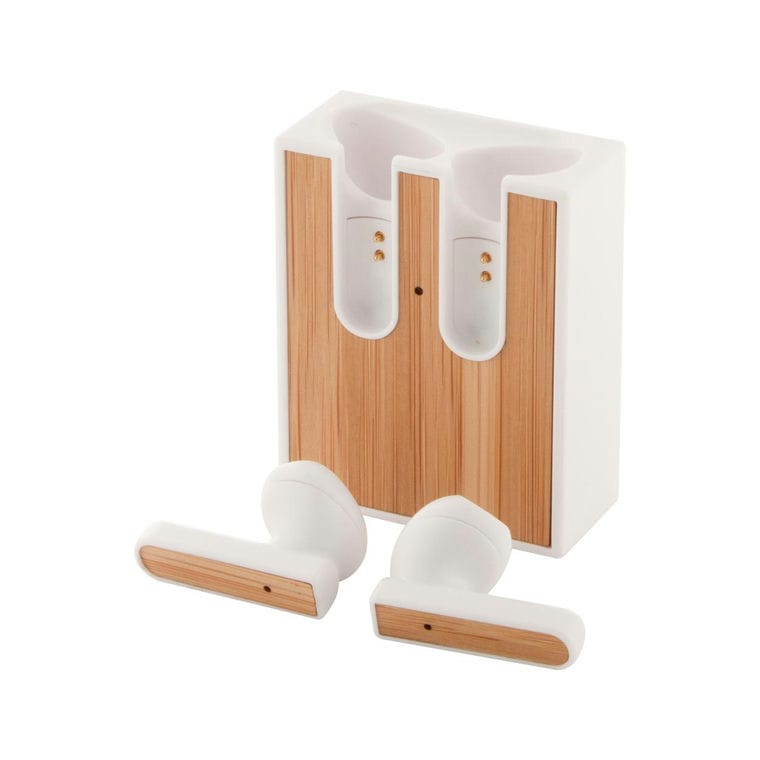 Căști bluetooth Rabsody natural Alb