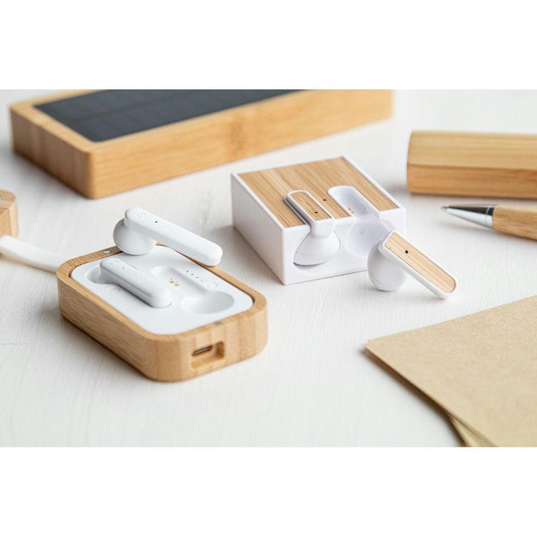 Căști bluetooth Rabsody natural Alb