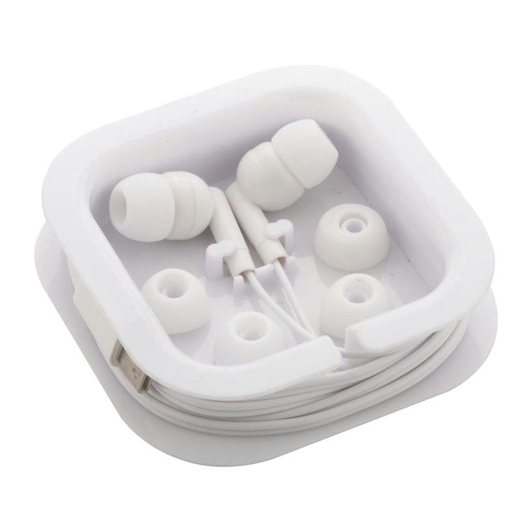 USB-C căști Celody Alb