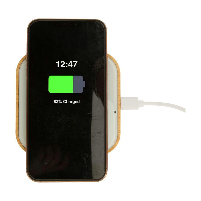 Încărcător wirless Trempe Alb