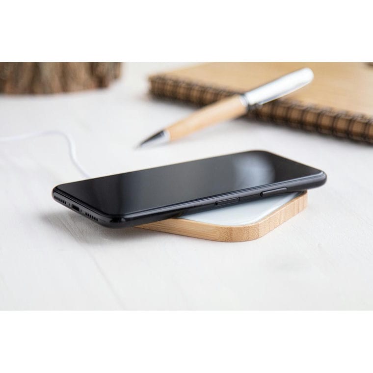 Încărcător wirless Trempe Alb