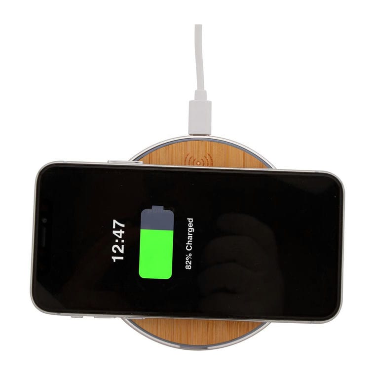 Încărcător wirless RalooCharge natural argintiu