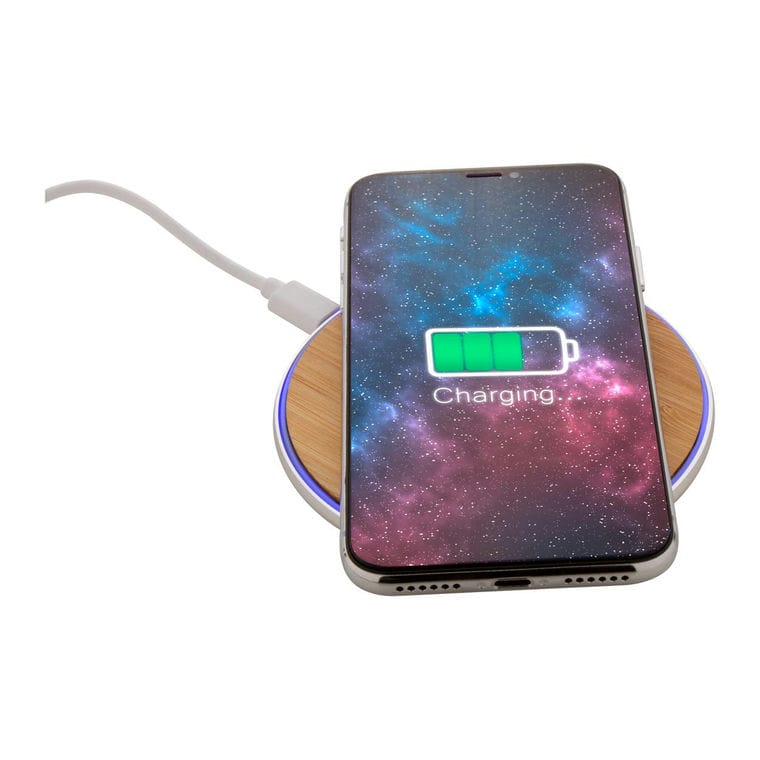 Încărcător wirless RalooCharge natural argintiu