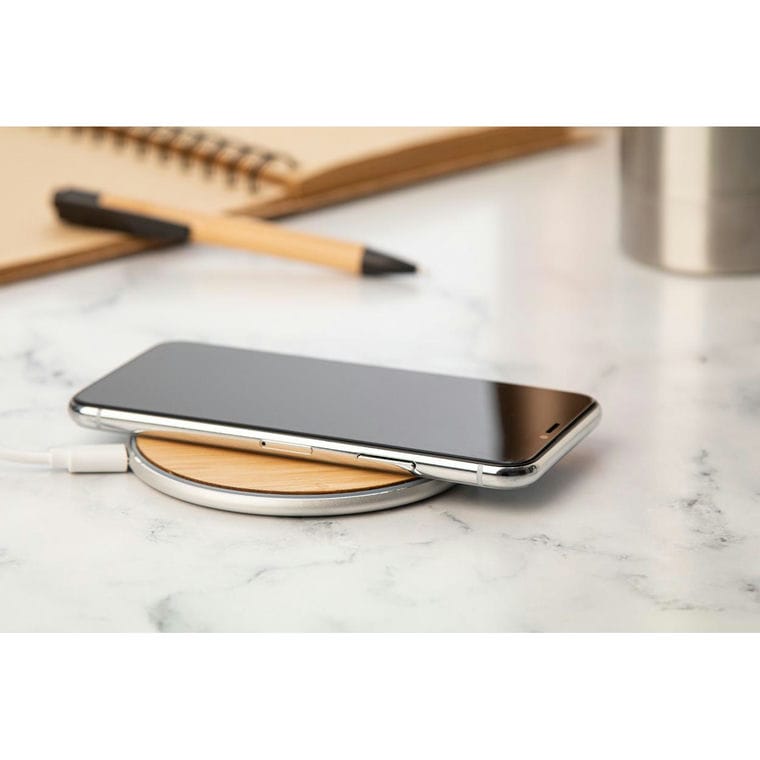 Încărcător wirless RalooCharge natural argintiu