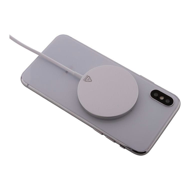 Încărcător wirless, magnetic RaluMag argintiu