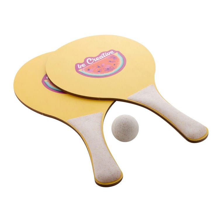 Set tenis de plajă, personalizat CreaShot natural