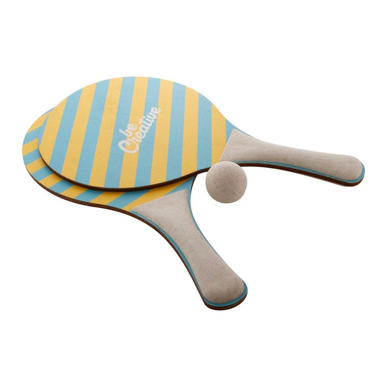 Set tenis de plajă, personalizat CreaShot natural