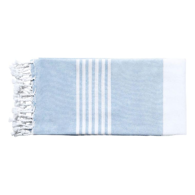 Prosop pentru plajă Makaha albastru deschis