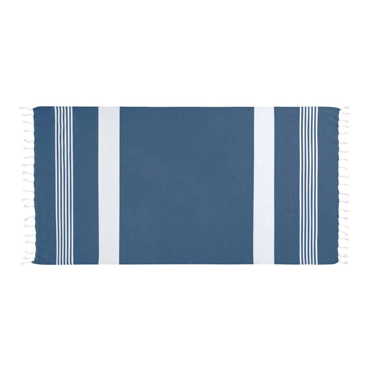 Prosop pentru plajă Makaha albastru închis