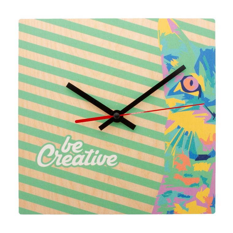 Ceas perete, personalizat BeTime Wood B