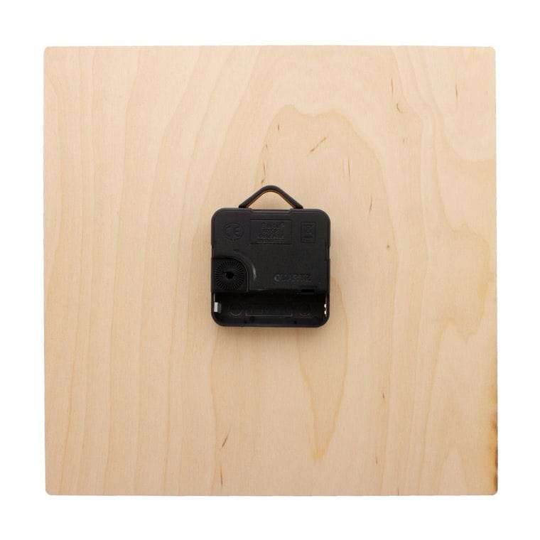 Ceas perete, personalizat BeTime Wood B natural