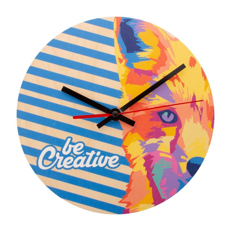 Ceas perete, personalizat BeTime Wood D