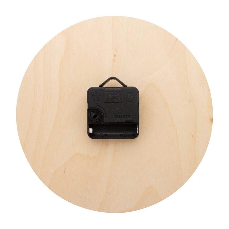 Ceas perete, personalizat BeTime Wood D natural