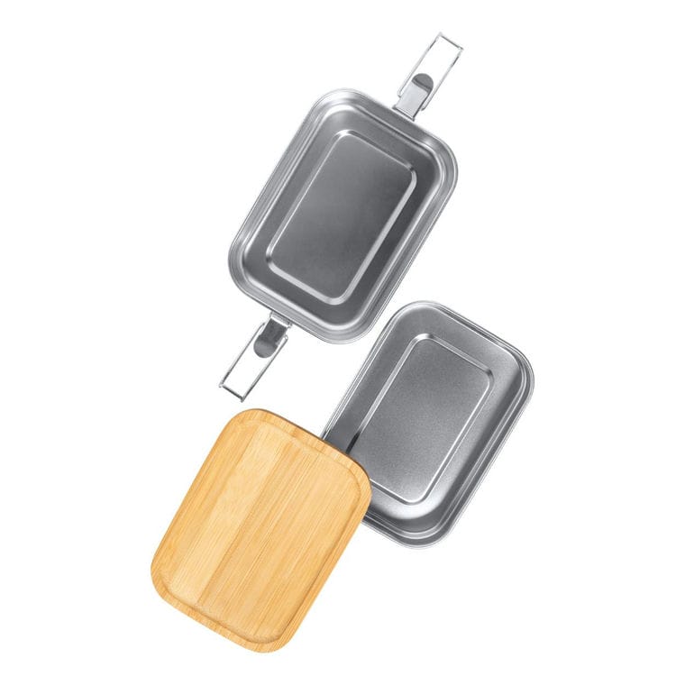Cutie pentru prânz Vickers argintiu natural