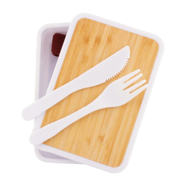 Cutie pentru prânz Rebento Alb natural