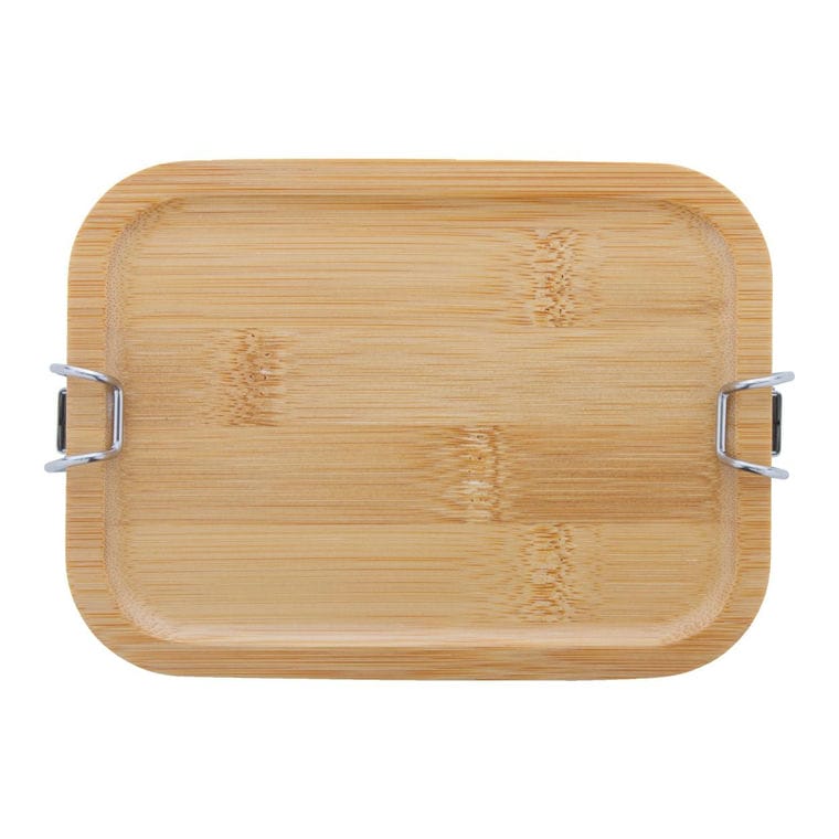 Cutie pentru prânz Bambento argintiu natural