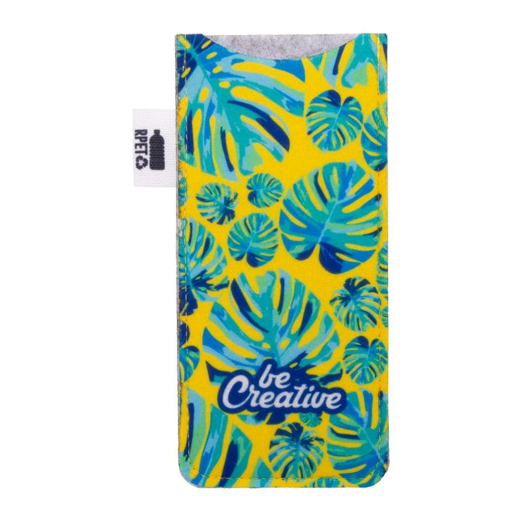 Husă pentru ochelari de soare, RPET, personalizată CreaFelt Sun gri