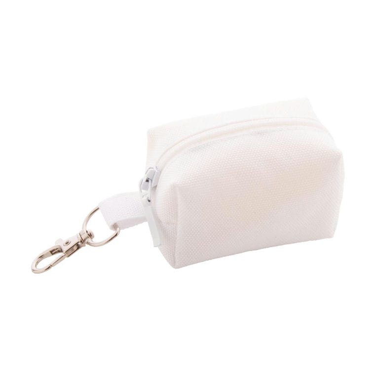 Dispenser pungi pentru deșeuri de câini, RPET, personalizat Pavesave Alb