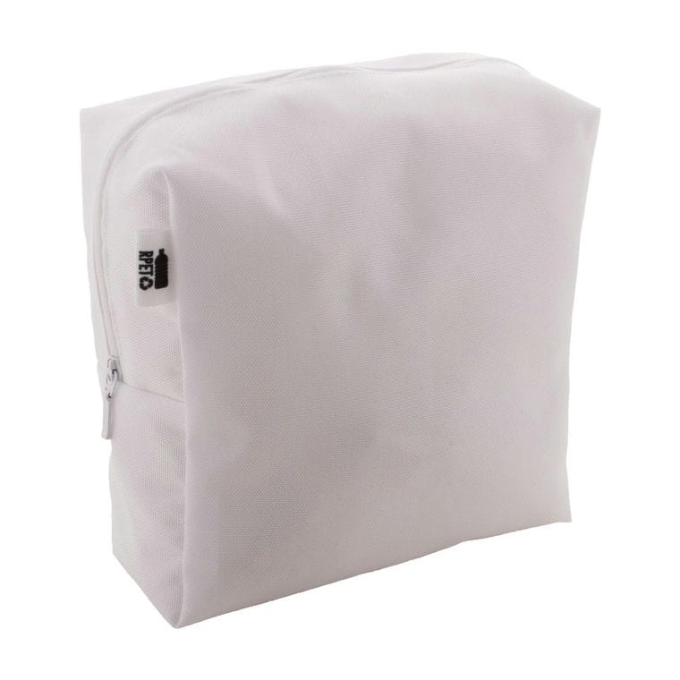 Geantă cosmetică, personalizată CreaBeauty Square L Alb
