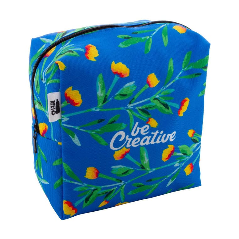 Geantă cosmetică, personalizată CreaBeauty Square L Negru