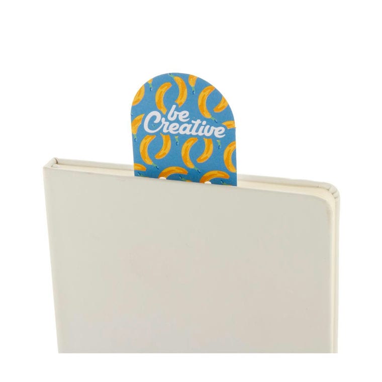 Semn de carte, personalizat CreaStick Mark B Alb