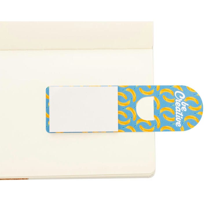 Semn de carte, personalizat CreaStick Mark B Alb