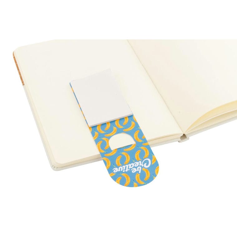 Semn de carte, personalizat CreaStick Mark B Alb