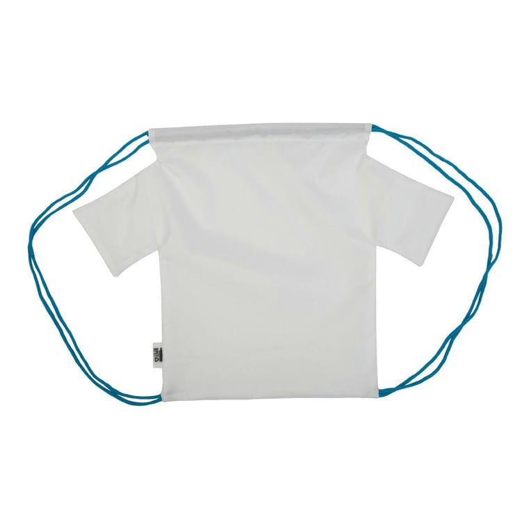 Rucsac cu șnur, pentru copii, personalizat CreaDraw T Kids RPET Albastru