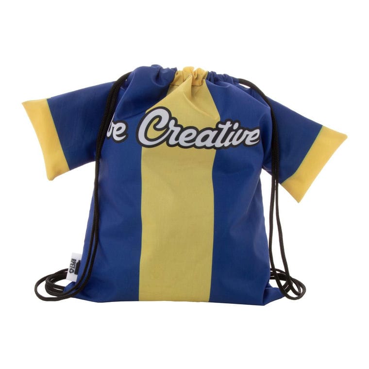 Rucsac cu șnur, pentru copii, personalizat CreaDraw T Kids RPET Negru