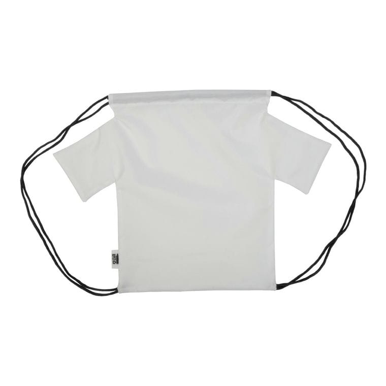 Rucsac cu șnur, pentru copii, personalizat CreaDraw T Kids RPET Negru