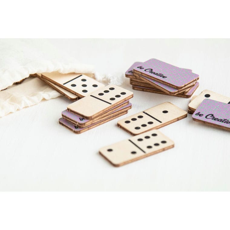 Domino personalizat Maltese natural