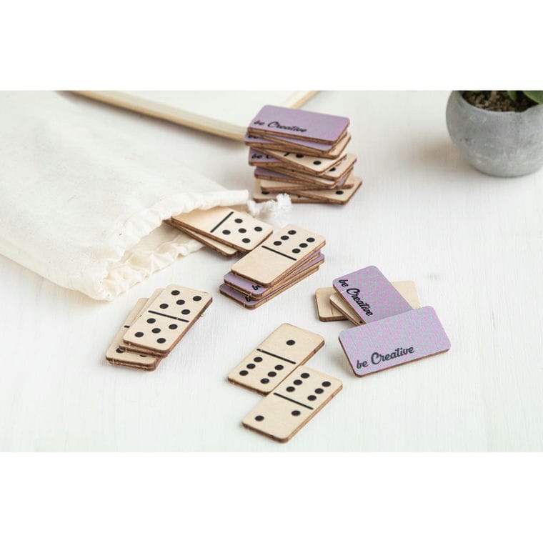 Domino personalizat Maltese natural