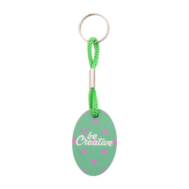Breloc personalizat Woody Plus B Verde