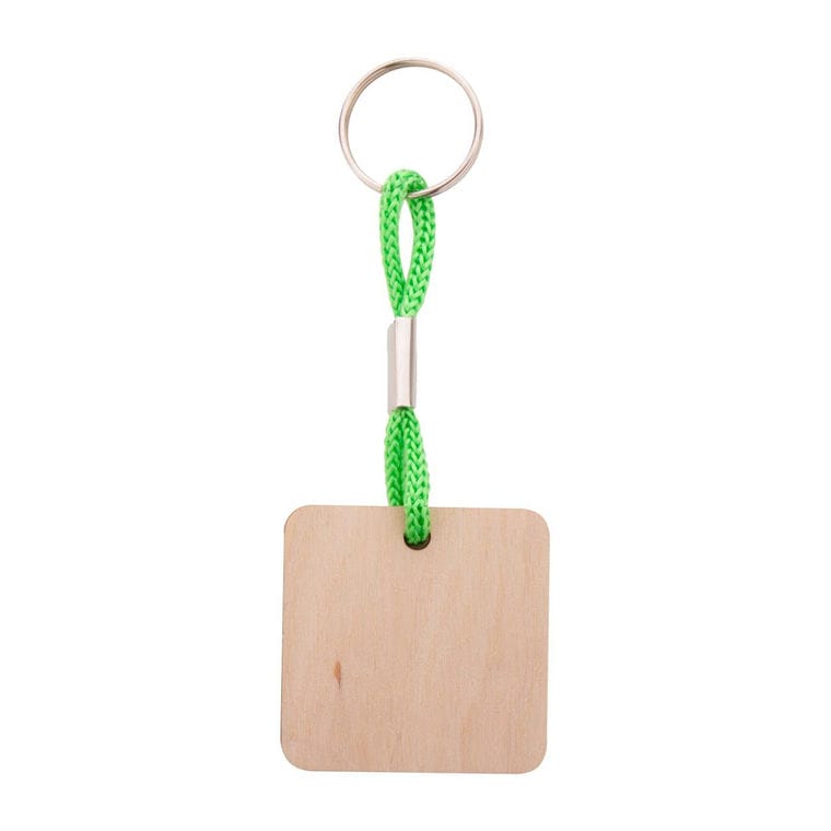 Breloc personalizat Woody Plus C Verde