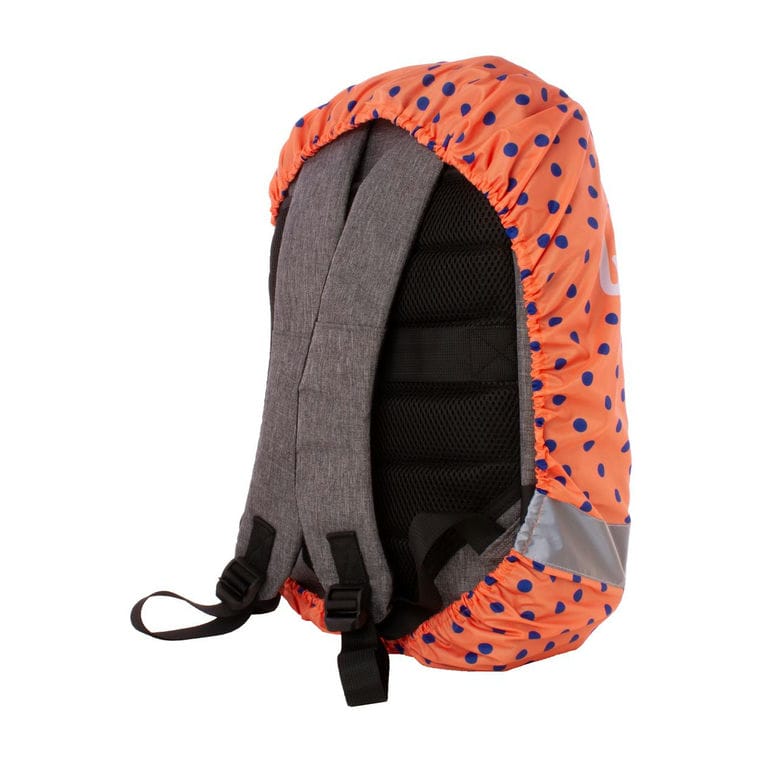 Husă reflectorizantă pentru rucsac, personalizată CreaBack Reflect Alb